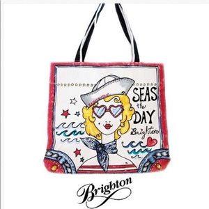 BRIGHTON SEAS THE DAY TOTE PURSE SATCHEL NEW 🐳